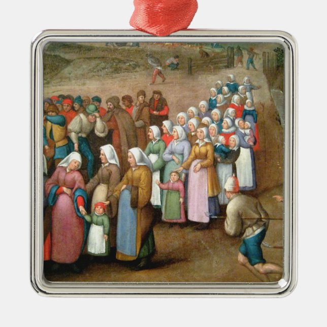 Adorno Metálico Procesión Boda tradicional (arte vintage) (Frente)