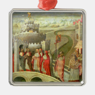 Adorno Metálico Procesión de St Gregory al St. Ángel de Castel