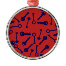 Producto de patrón azul clave