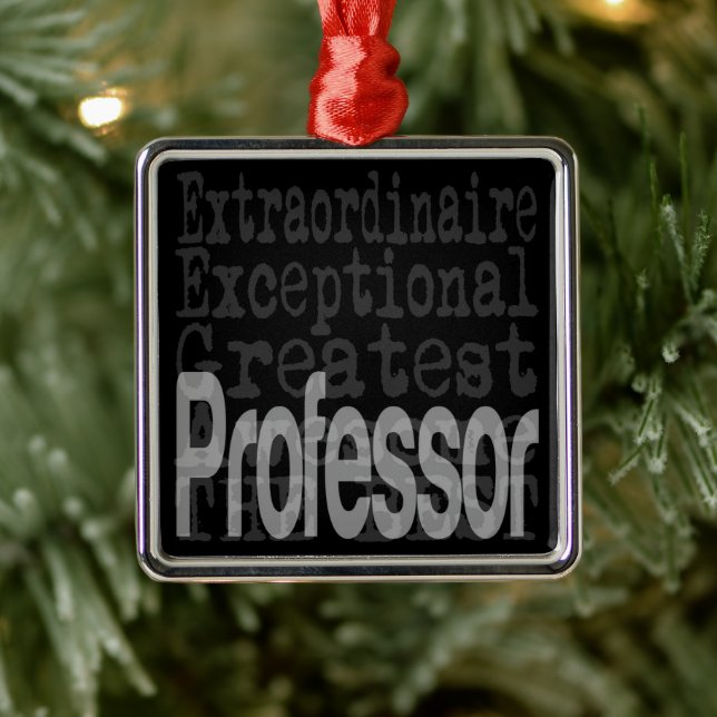 Adorno Metálico Profesor Extraordinaire (Árbol)