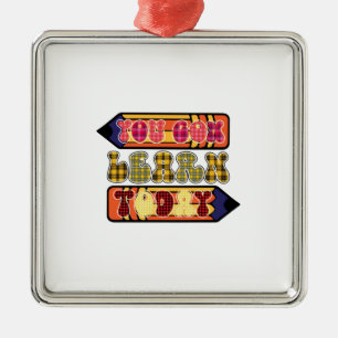 Adorno Metálico Profesor que aprenderás hoy