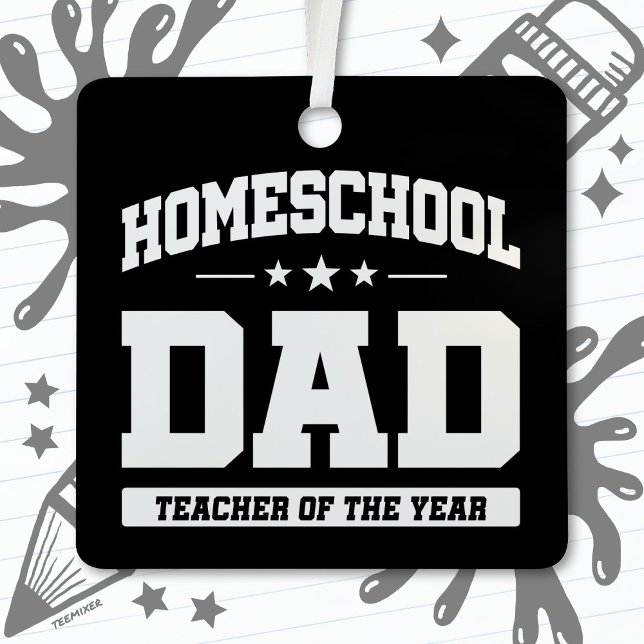 Adorno Metálico Profesora de escuela primaria en casa papá (Subido por el creador)