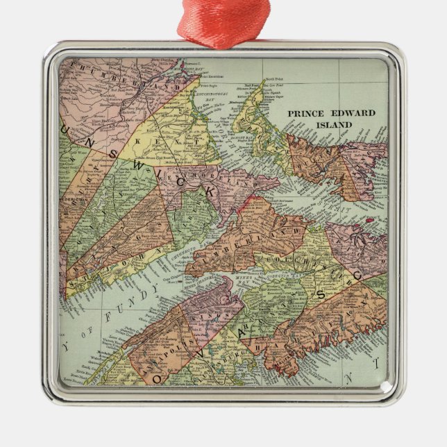 Adorno Metálico Provincias marítimas de Canadá (Frente)