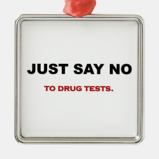 Adorno Metálico pruebas de no-usar-drogas