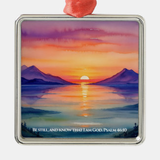 Adorno Metálico Psalm 46:10 Be still, and know that I am God Mug