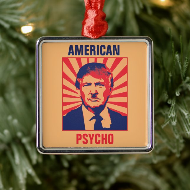 Adorno Metálico Psicosis antiTrump (Árbol)