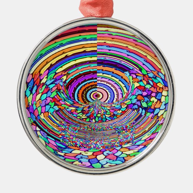 Adorno Metálico Psychedelic Trip (Frente)