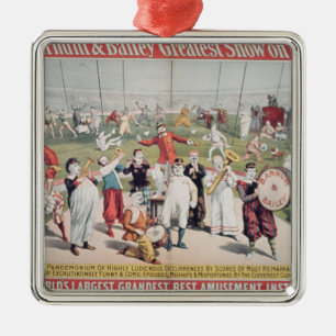 Adorno Metálico Publicidad de poster el Barnum