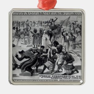 Adorno Metálico Publicidad de poster, 'el Barnum y el Bailey