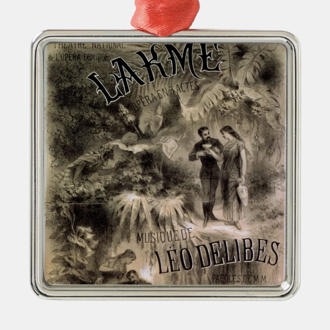 Adorno Metálico Publicidad de poster 'Lakme (Frente)