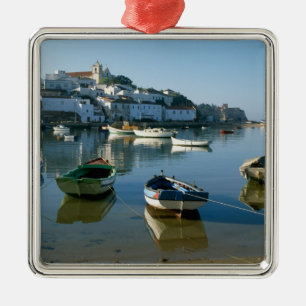 Adorno Metálico Pueblo de pescadores de Ferragudo, Algarve, Portug