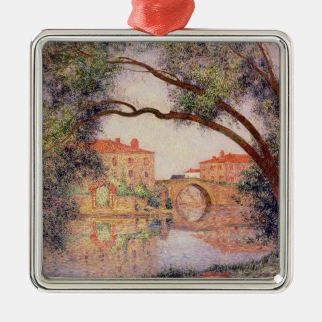 Adorno Metálico Pueblo en Normandía (Frente)