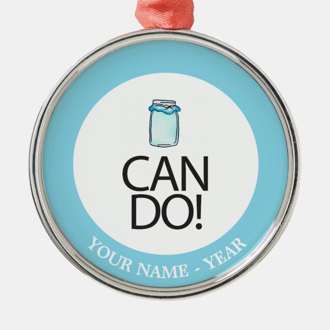 Adorno Metálico Puede hacer (Frente)