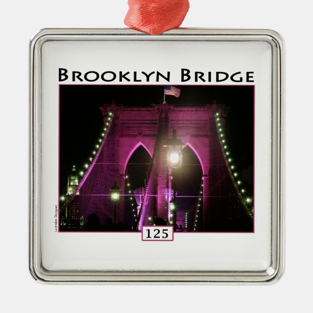 Adorno Metálico Puente de Brooklyn (Frente)