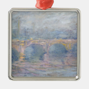 Adorno Metálico Puente de Claude Monet el   Waterloo, Londres, en