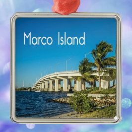 Adorno Metálico Puente de la isla Marco Florida