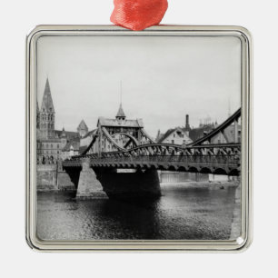 Adorno Metálico Puente de Weser, Bremen, c.1910