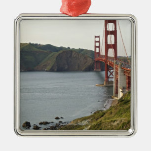 Adorno Metálico Puente Golden Gate con vistas al condado de Marin