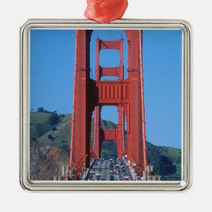 Adorno Metálico puente Golden Gate y bahía de San Francisco