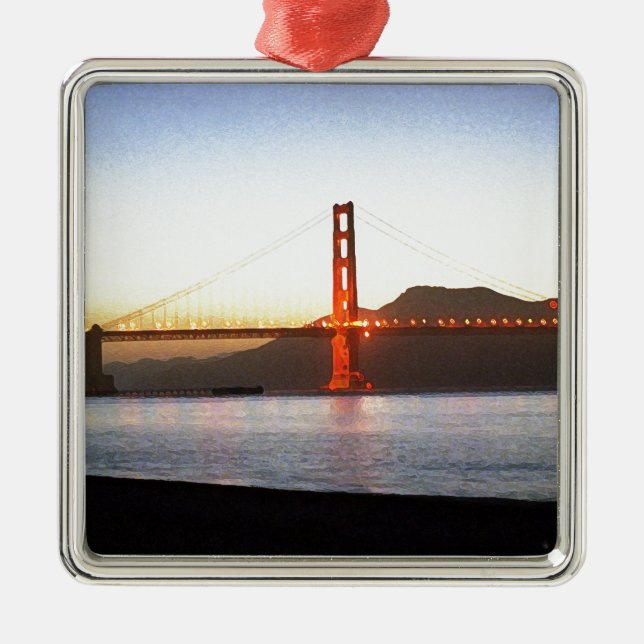 Adorno Metálico Puente pintado (Frente)