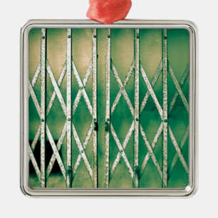 Adorno Metálico Puerta del elevador de época