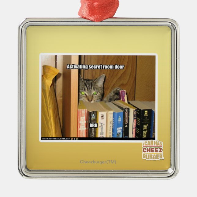 Adorno Metálico Puerta secreta del sitio que activa (Frente)