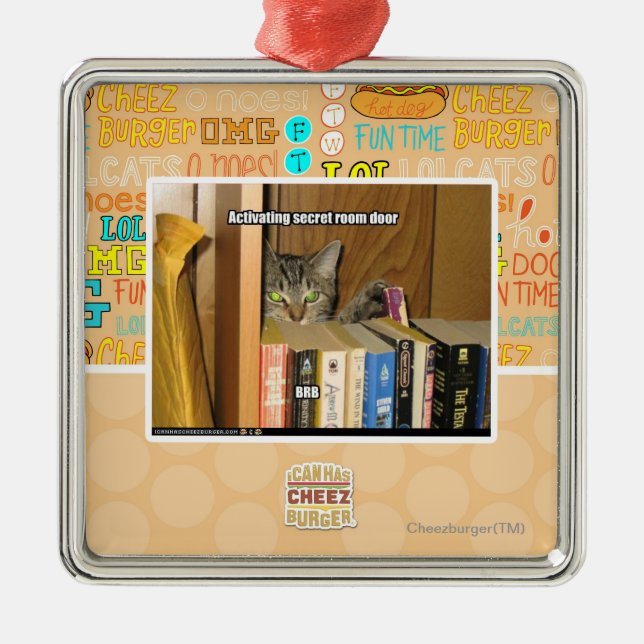 Adorno Metálico Puerta secreta del sitio que activa (Frente)