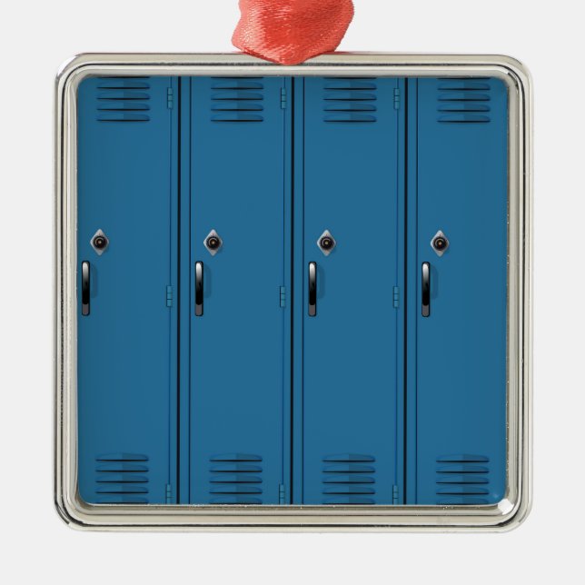 Adorno Metálico Puertas Blue Locker (Frente)
