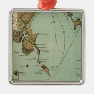 Adorno Metálico Puerto de Boston