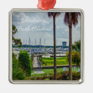 Adorno Metálico Puerto de Charleston