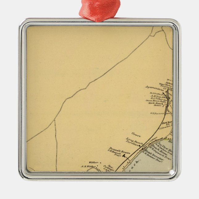 Adorno Metálico Puerto de York, playa de York (Frente)