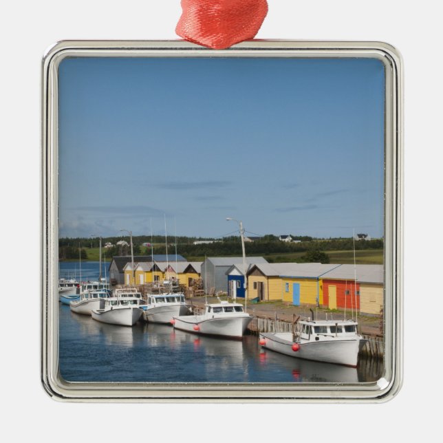 Adorno Metálico Puerto del Lago Norte, Isla Príncipe Eduardo. (Frente)