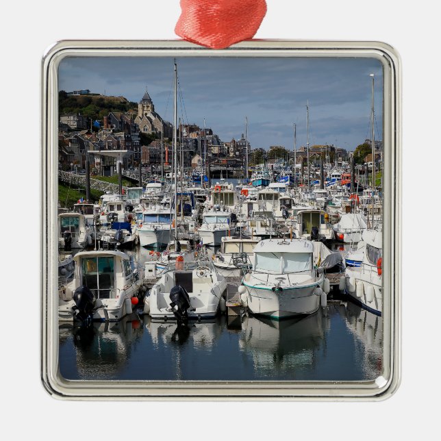 Adorno Metálico Puerto Deportivo de Le Tréport, Francia (Frente)