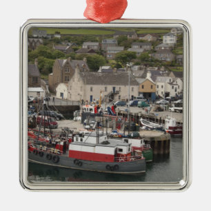 Adorno Metálico puerto ribereño del Atlántico Norte de Stromness