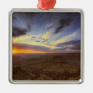 Adorno Metálico Puesta de sol, borde sur del Gran Cañón, Gran