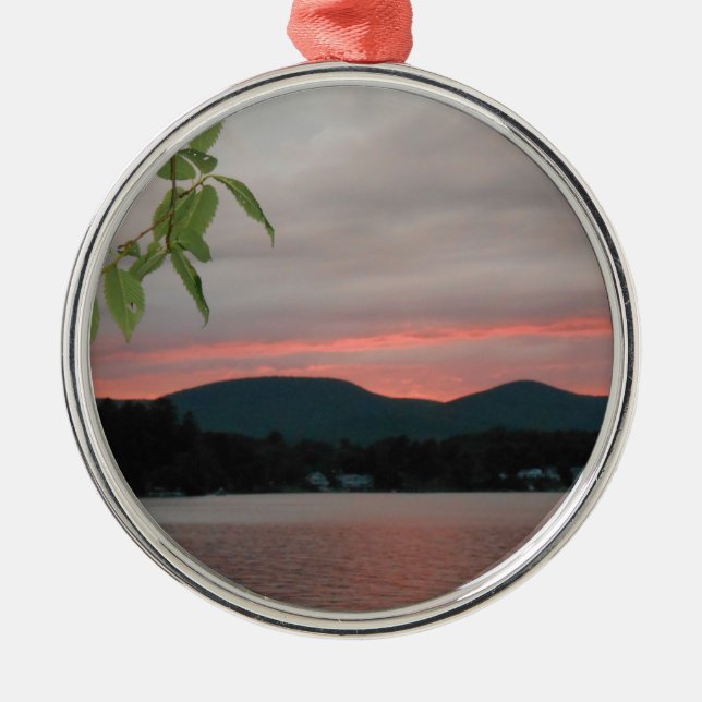 Adorno Metálico Puesta del sol de DSCN5689.JPG en las montañas de (Frente)