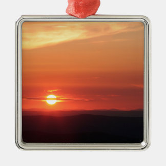 Adorno Metálico Puesta del sol de la montaña en el Shenandoah