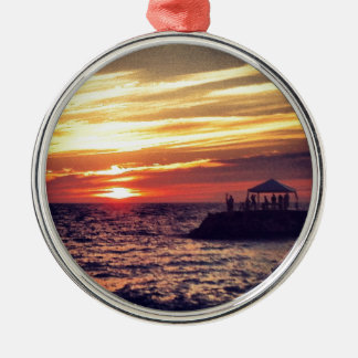 Adorno Metálico Puesta del sol hermosa de Puerto Vallarta
