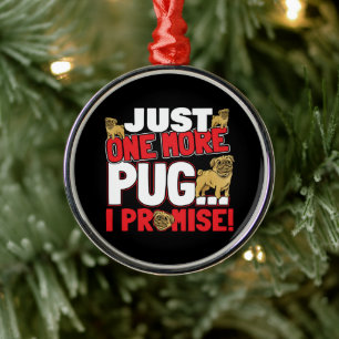 Adorno Metálico Pug Dog Lover - Una cosa más que prometo