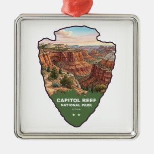 Adorno Metálico Punta de flecha del Parque Nacional Capitol Reef
