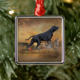 Adorno Metálico Puntero alemán de corta duración, Poster de tapice