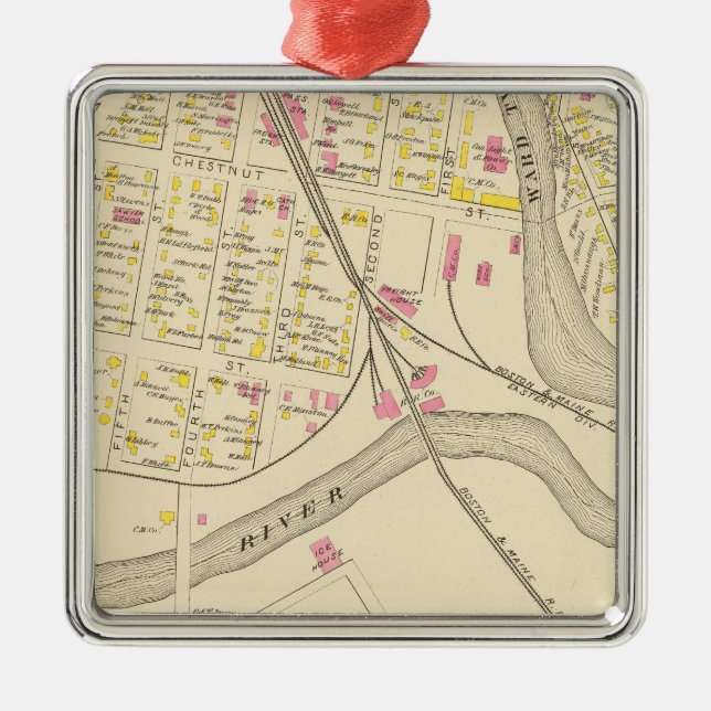 Adorno Metálico Punto de Dover Ward 2-3 (Frente)