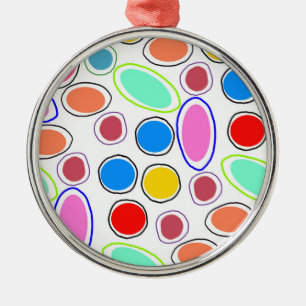 Adorno Metálico Puntos del caramelo