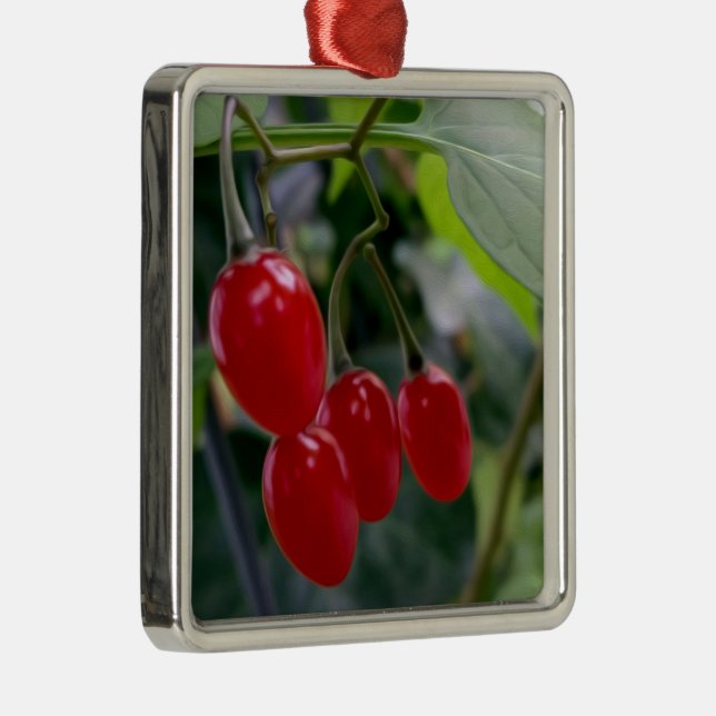 Adorno Metálico Puntos rojos otoñales (Derecha)