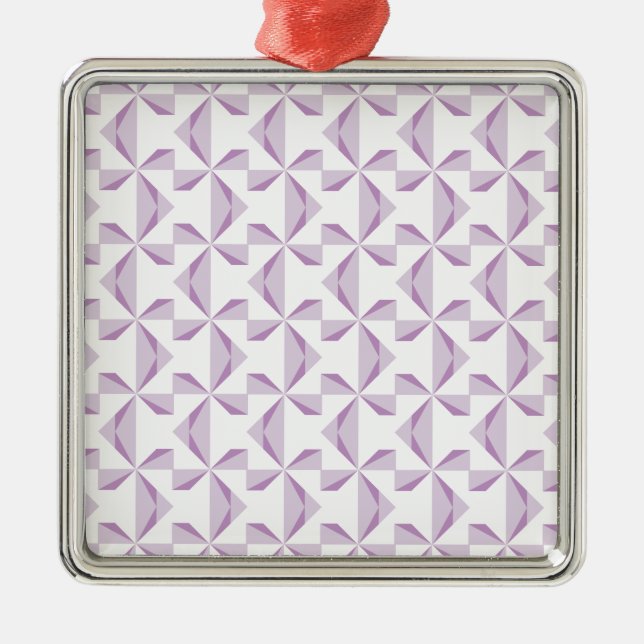 Adorno Metálico Púrpura Pinelas (Frente)