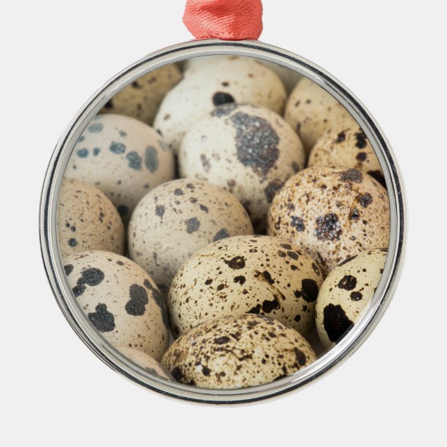 Adorno Metálico Quail Eggs (Frente)