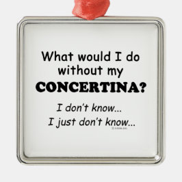 Adorno Metálico Qué haría, Concertina