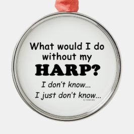 Adorno Metálico Qué haría, Harp