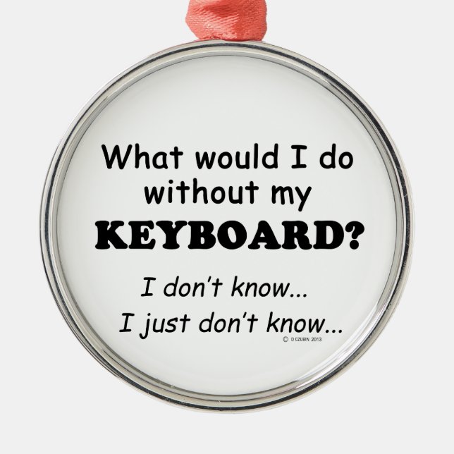 Adorno Metálico Qué haría, Teclado (Frente)