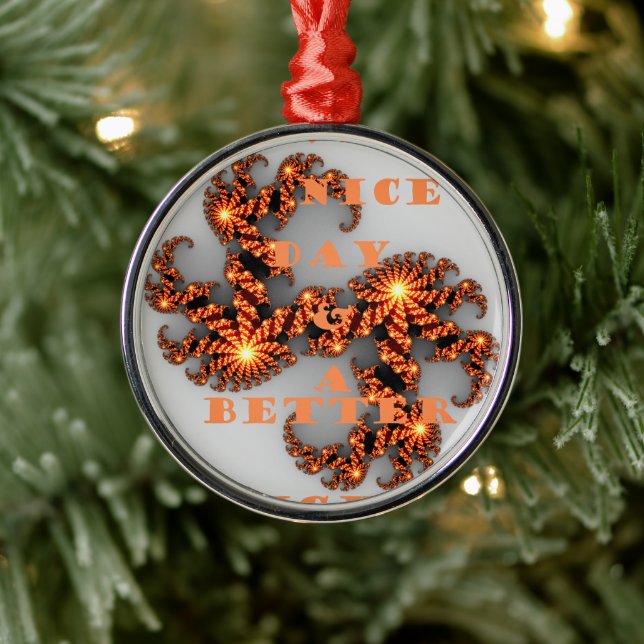 Adorno Metálico Que tengas un día mejor y una noche mejor (Árbol)